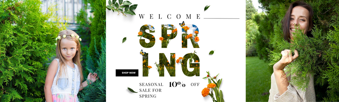 Seasonal sale for spring!
